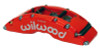 Wilwood Caliper-TC6R-Red 1.75/1.38/1.38in Pistons 1.38in Disc - wil120-14318-RSR
