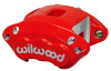 Wilwood Caliper-D52-Red 1.62/1.62in Pistons 0.81in Disc - wil120-11873-RD