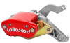 Wilwood Caliper-MC4 Mechanical-R/H - Red w/ Logo 1.19in Piston .81in Disc - wil120-12069-RD