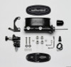 Wilwood HV Tandem M/C Kit w L/H Bracket & Prop Valve - 7/8in Bore Black-W/Pushrod - wil261-13271-BK