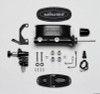 Wilwood HV Tandem M/C Kit w L/H Bracket & Prop Valve - 15/16in Bore Black-W/Pushrod - wil261-13626-BK