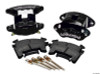 Wilwood D154 Front Caliper Kit - Black 1.62 / 1.62in Piston 1.04in Rotor - wil140-12099-BK