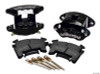 Wilwood D154 Rear Caliper Kit - Black 1.12 / 1.12in Piston 1.04in Rotor - wil140-12101-BK