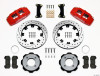 Wilwood Dynapro 6 Front Hat Kit 12.19in Drilled Red 2011 Fiesta - wil140-11899-DR