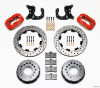 Wilwood Forged Dynalite P/S Rear Kit Drilled Red New Big Ford 2.50in Offset - wil140-2118-DR