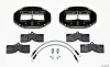 Wilwood D8-6 Front Caliper Kit Black Corvette C2 / C3 65-82 - wil140-11857-BK