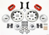 Wilwood Forged Dynalite Front Kit 12.19in Drilled Red 79-87 GM G Body - wil140-12297-DR