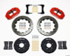 Wilwood Narrow Superlite 6R Front Hat Kit 12.88in Drill Red Honda S2000 - wil140-10309-DR