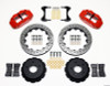 Wilwood Narrow Superlite 4R Rear Kit 12.88in Drilled Red 65-82 Corvette C2/C3 - wil140-10471-DR