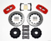 Wilwood AERO4 Rear Kit 14.25in Drilled Red 2010-2015 Camaro - wil140-11270-DR