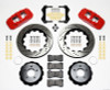 Wilwood AERO6 Front Hat Kit 14.25 Drilled Red 2006-10 Magnum/Challngr/Chrgr/300C - wil140-11764-DR