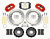 Wilwood Narrow Superlite 6R Front Hat Kit 14.00in Red 2013-Up Ford Focus ST w/ Lines - wil140-13019-R