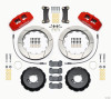 Wilwood Dynapro 6 Front Hat Kit 12.88in Red 2002-Up Mini Cooper w/ Lines - wil140-13062-R
