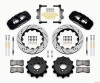 Wilwood AERO4 Rear Kit 14.00 Drilled 2007-2011 BMW E90 Series w/Lines - wil140-13583-D