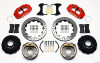 Wilwood Narrow Superlite 4R Rear P-Brk Kit 12.88in Drill Red Chevy 12 Bolt w/ C-Clips - wil140-13678-DR
