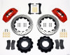 Wilwood TC6R Front Kit 16.00in Drilled Red 1999-2014 GM Truck/SUV 1500 - wil140-8992-DR