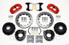 Wilwood Narrow Superlite 4R Rear P-Brk Kit 12.88in Drill Red 2005-2014 Mustang - wil140-9221-DR
