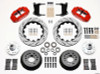 Wilwood Narrow Superlite 6R Front Hub Kit 14.00in Drill Red 67-69 Camaro 64-72 Nova Chevelle - wil140-9804-DR