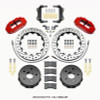 Wilwood Narrow Superlite 4R Rear Kit 12.88in Drilled Red 2007-up Jeep JK w/Lines - wil140-13969-DR