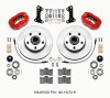 Wilwood Forged Dynalite-M Front Kit 11.00in 1 PC Rotor&Hub Red 67-69 Camaro 64-72 Nova Chevelle - wil140-15272-R