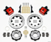 Wilwood Combination Parking Brake Rear Kit 12.19in Drilled Red 2006-Up Civic / CRZ - wil140-11979-DR