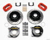 Wilwood Forged Dynalite P/S Park Brake Kit Drilled Red BOP Axle 2.75in Bearing 2.75 Offset - wil140-13511-DR