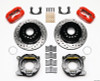 Wilwood Forged Dynalite P/S P-B Kit Drilled-Red New Big Ford 2.50in Offset - wil140-7140-DR