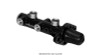 Wilwood Tandem Remote Master Cylinder - 1in Bore Black - wil260-14243-BK