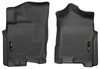 Husky Liners 2016 Nissan Titan XD Crew Cab WeatherBeater Front Row Black Floor Liners - hsl13601