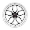 WELD Laguna Street Gloss Black Wheel with Milled Spokes 18x8 | 5x120.65 BC (5x4.75) | +29 Offset | 5.625 Backspacing - S10788062P29 for Camaro 1993-2002, Firebird 1993-2002