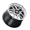 WELD Laguna Street Gloss Black Wheel with Milled Spokes 20x9.5 | 5x120.65 BC (5x4.75) | +50 Offset | 7.2 Backspacing - S10709562P50 for Corvette C6 Base 2005-2013, Corvette C6 Z51 2005-2009, Corvette C7 Base 2014-2019, Corvette C7 Z51 Stingray 2014-2019