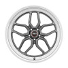 WELD Laguna Street Satin Gunmetal Wheel with Milled Spokes 19x10 | 5x120.65 BC (5x4.75) | +30 Offset | 6.7 Backspacing - S10890062P30 for Corvette C6 Z06 / Grand Sport / ZR1 2006-2013, Corvette C7 Z06 / Grand Sport / ZR1 2014-2019