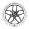 WELD Laguna Street Satin Gunmetal Wheel with Milled Spokes 20x10.5 | 5x115 BC | +20 Offset | 6.5 Backspacing - S10800590P20 for Challenger 2009-2023, Charger 2012-2023, Chrysler 300 2012-2023, Charger & Challenger Hellcat Standard Body 2015-2023