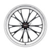 WELD Belmont Street Gloss Black Wheel with Milled Spokes 18x9.5 | 5x120.65 BC (5x4.75) | +50 Offset | 7.2 Backspacing - S11389562P50 for Corvette C5 Base & Z06 1997-2004, Corvette C6 Base 2005-2013, Corvette C6 Z51 2005-2009, Corvette C7 Base 2014-2019, Corvette C7 Z51 Stingray 2014-2019, Camaro 1993-2002, Firebird 1993-2002, 4th GEN F-Body