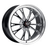 WELD Belmont Drag Gloss Black Wheel with Milled Spokes 18x10 | 5x114.3 BC (5x4.5) | +30 Offset | 6.70 Backspacing - S15780067P30 for 2007, 2008, 2009, 2010, 2011, 2012, 2013, 2014, 2015, 2016, 2017, 2018, 2019, 2020, 2021 Nissan GT-R R35 Skyline, Shelby GT500 Mustang 2020-2022