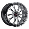 Weld Racing Belmont Hellcat Widebody Redeye Beadlock Drag Gloss Black Wheel 17x11 | 5x115 BC | +6 Offset | 6.25 Backspacing - fits Dodge Charger 2006-2023, Dodge Challenger 2008-2023, Chrysler 300 2005-2023, Chrysler 300C 2005-2023, and 2 more