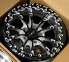 Weld Racing Belmont Beadlock Drag Black Wheel 15x10 | 5x120.65 BC (5x4.75) | +45 Offset | 7.25 Backspacing - fits Chevrolet Camaro 1967-2002, Pontiac Firebird 1967-2002, Chevrolet Corvette C5 1997-2004, Chevrolet Corvette C6 2005-2013, Chevrolet Corvette C7 2014-2019, and 11 more