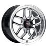 WELD Laguna Street Gloss Black Wheel with Milled Spokes 20x8 | 5x4.75 BC (5x120.65) | +0 Offset | 4.5 Backspacing - S10708063450 for 1960s / 1970s GM Fitment (Camaro, Chevelle, Firebird)