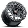 WELD Solana Beadlock Drag Gloss Black Wheel with Milled Spokes 15x10 | 6x139.7 BC (6x5.5) | +38 Offset | 6.99 Backspacing - S910B0084P38 for 1999, 2000, 2001, 2002, 2003, 2004, 2005, 2006, 2007, 2008, 2009, 2010, 2011, 2012, 2013, 2014, 2015, 2016, 2017, 2018, 2019, 2020, 2021, 2022, 2023, 2024 Chevrolet Silverado 1500, GMC Sierra 1500.