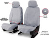 Covercraft Polycotton Front Seat Covers for 2019-2020 Ford F-150 and Super Duty Models - Grey