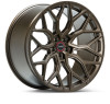 Vossen HF2 19x8.5 Satin Bronze Alloy Wheel for 5x120 Bolt Pattern Vehicles