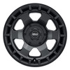 Weld Off-Road Ridge Satin Black Wheel 17x9 | 5x114.3 BC (5x4.5) / 5x127 BC (5x5) | -12 Offset | 4.50 Backspacing - fits Jeep Wrangler JL 2018-2026, Jeep Wrangler JK 2007-2018, Jeep Gladiator JT 2020-2026