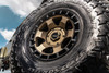 Weld Off-Road Ridge Satin Bronze Wheel 17x9 | 5x114.3 BC (5x4.5) / 5x127 BC (5x5) | -12 Offset | 4.50 Backspacing - fits Jeep Wrangler JL 2018-2026, Jeep Wrangler JK 2007-2018, Jeep Gladiator JT 2020-2026