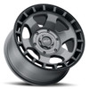 Weld Off-Road Ridge Wheel Satin Gunmetal 17x9 | 6x135 BC / 6x139.7 BC (6x5.5) | -12 Offset | 4.50 Backspacing - fits Ford F-150 2004-2026, Ford F-150 Raptor 2010-2026, Ford Expedition 2003-2026, Chevrolet Silverado 1500 1999-2026, GMC Sierra 1500 1999-2026, and 1 more