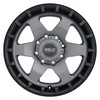 Weld Off-Road Ridge Wheel Satin Gunmetal 20x9 | 8x165.1 BC (8x6.5) | +0 Offset | 5.00 Backspacing - fits Ram 2500 1994-2026, Ram 3500 SRW 1994-2026, Chevrolet Silverado 2500 (pre-2011), Chevrolet Silverado 3500 (pre-2011), GMC Sierra 2500 (pre-2011), and 6 more