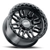 Weld Off-Road Swift Wheel Gloss Black 17x9 | 5x114.3 BC (5x4.5) / 5x127 BC (5x5) | -12 Offset | 4.50 Backspacing - fits Jeep Wrangler JL 2018-2026, Jeep Wrangler JK 2007-2018, Jeep Gladiator JT 2020-2026