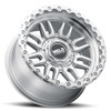 Weld Off-Road Swift Wheel Gloss Silver 20x9 | 5x139.7 BC (5x5.5) / 5x127 BC (5x5) | +0 Offset | 5.00 Backspacing - fits Jeep Grand Cherokee SRT 2006-2021, Ram 1500 Classic 1994-2024, Jeep CJ-5, Jeep CJ-7