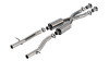 Borla 60739 S-Type 2.5-inch Mid-Section Exhaust with Merge X-Pipe for 2022-2025 Lexus IS 500 5.0L Sedan