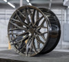 Vossen HFX-6 Hyper Gunmetal Wheel 17x9 | 6x135 BC | +0 Offset - fits Ford F-150 2004-2026, Ford F-150 Raptor 2010-2026, Ford Expedition 2003-2026, Lincoln Navigator 2003-2026