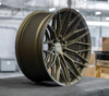 Vossen HFX-6 Bronze Wheel 18x9 | 6x139.7 BC (HFX6-8G83) - fits Chevrolet Silverado 1500 1999-2026, GMC Sierra 1500 1999-2026, Cadillac Escalade 1999-2026, Ram 1500 TRX 2021-2024, Toyota Tacoma 2005-2026